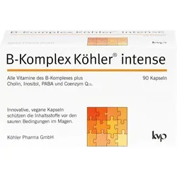 B-komplex Köhler Intense Kapseln 90 St - rezeptfrei, unterstützt die Nervenfunktion und fördert das Wohlbefinden