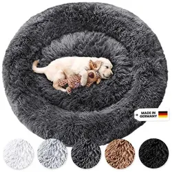 Wahre Tierliebe Hundebett Fluffy Wolke - Ultra Flauschiges Hundekissen für alle Größen - Erlebe mit dem Hundebett Fluffy Wolke ein unvergleichliches Schlaferlebnis für deinen Vierbeiner. Mit waschbarem Bezug und hoher Qualität bietet es optimalen Komfort und Sicherheit. Perfekt für entspannte Nickerchen!