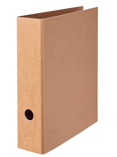 Falken Aktenordner Pure Vegan A4 8cm - Braun - Hochwertiger veganer Aktenordner in Braun, ideal für umweltbewusste Büros und Organisation.
