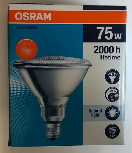 OSRAM/RADIUM HALOPAR 38 64838 FL REFLEKTOR 220-240V 75W 30° E27 PRESSGLASLAMPE
