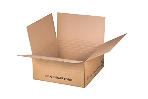 karton-billiger Felgenkartons Komplettradkartons für 15-22" Felgen - je 4 Stück (Komplettrad 15-19" 66x66x30cm)