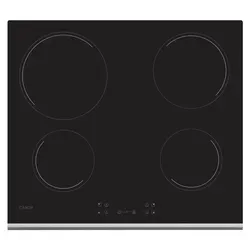 Candy Timeless CH64XB Einbau-Cerankochfeld, 4 Brenner, schwarz - Kochfeldtyp: Keramik, mit innovativer Flexi-Zone und Powermanagement für optimale Leistung und einfache Bedienung in der Küche.