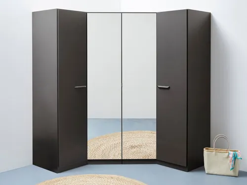 INOSIGN BY RAUCH Kleiderschrank VANDOR, grau, 4-türig - Kleiderschrank aus Holzwerkstoff, bietet viel Stauraum mit 4 Türen und pflegeleichter Oberfläche, ideal für moderne Schlafzimmer. Made in Germany mit 10 Jahren Garantie.