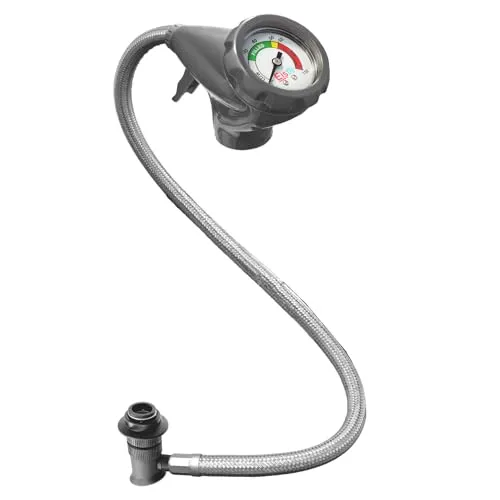 Clima Set - Schlauch für Auto Klimaanlagen, 60 cm mit Manometer, Neue Generation, Plug & Read-Technologie, Sinfaches Anschließen, Präzises Nachfüllen, für Selbstständige Auffüllen in Fahrzeugen
