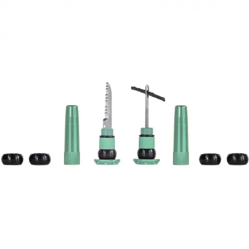 MUC-OFF Kit Reparatur Stealth Schlauchlos Puncture Plugs Türkis MO-T-20563 - Flickzeug für schnelle Reifenreparaturen, mit druckempfindlichem Kleber für dauerhafte Abdichtung und halbtransparentem Material zur einfachen Ventilfindung.