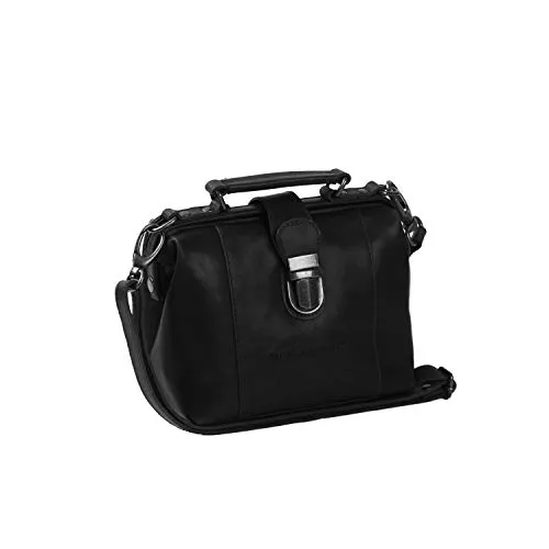 The Chesterfield Brand Wax Pull Up Doktorkoffer 24 cm schwarz - Eleganter Doktorkoffer aus hochwertigem Leder, ideal für stilbewusste Profis und perfekt für den täglichen Einsatz.