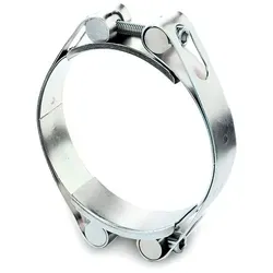 Power-Clamps Typ 25-1-2 zweiteilig Breite 25mm Band doppelt gezogen / Werkstoff W5  / (Spannbereich) 100-110 mm