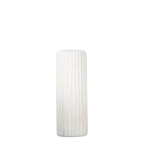 Xxxl Vase Fjord - Weiße Keramikvase für frische Blumen - Zylindrische Xxxl Vase Fjord aus Keramik, 16x58x16 cm. Ideal für frische Blumen und stilvolle Dekoration in jedem Raum.