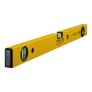 Stabila Wasserwaage 02474, Type 70 W, 60cm mit Winkelmesser - Wasserwaage mit 3 Libellen, ideal für präzise Ausrichtungen. Drehbare Winkel-Libelle für flexibles Ablesen ohne Neuausrichtung. Perfekt für DIY- und Profi-Handwerker.