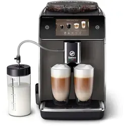 Saeco GranAroma Deluxe SM6680/00 - Kaffeevollautomat mit 18 vorprogrammierten Rezepten, personalisierbarem Geschmacksprofil und 6 Benutzerprofilen für perfekten Kaffee nach deinem Geschmack.