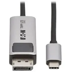 Tripp Lite USB-C zu DisplayPort Adapterkabel 8K 60Hz - Aktives Adapterkabel von USB-C zu DisplayPort, 1,83 m lang, unterstützt 8K bei 60 Hz und 4K bei 144 Hz, ideal für hochauflösende Displays und schnelle Datenübertragung.