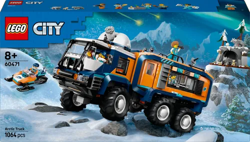 Arktis-Truck mit Labor - Lego-Spielset für Abenteuer in der Arktis – mit 6-rädrigem Fahrzeug und Labor für spannende Entdeckungen.