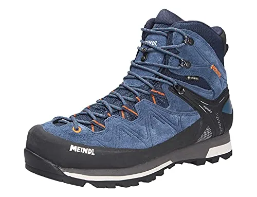 Meindl Tonale GTX 029 Jeans/Orange 9,5 - Hochwertige Wanderschuhe - Wanderschuhe mit perfekter Passform, GORE-TEX für Wasserdichtigkeit und Gummiprofilsohle für optimalen Halt auf jedem Terrain.