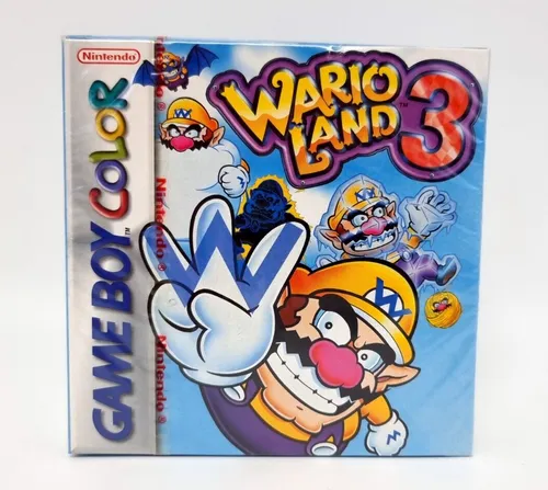 Wario Land 3 Nintendo Gameboy Color 🔒 Red Strip Sealed 🔒