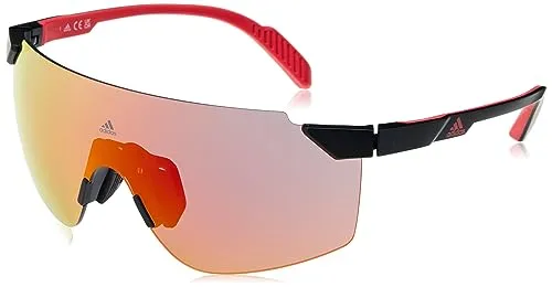 SP0056 Sonnenbrille, Matte Black Sportbrille für optimalen UV-Schutz - Sportbrillen in MATTE BLACK, Größe 00/00/140, ideal für Outdoor-Aktivitäten, 2 Jahre internationale Garantie.