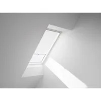 Velux Sichtschutzrollo RHL Y80 1028 Weiß - Manuelles Sichtschutzrollo für Dachfenster, mildert blendendes Licht und schützt vor neugierigen Blicken. Hochwertiges Polyester, einfache Pflege und flexible Positionierung.