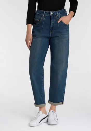 HERRLICHER Brooke Denim High-waist-Jeans - Damen Jeans in Größe 30, gusty, mit hoher Leibhöhe und lockerer Passform. Ideal für lässige Outfits, langlebig und pflegeleicht aus 97% Baumwolle.