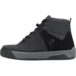 Richa Travis wasserdichte Motorrad Schuhe, schwarz, Größe 44 für Männer - Motorradstiefel mit atmungsaktiver Aquashell Membran, die Wasser und Wind abhält, sowie reflektierenden Einsätzen für optimale Sichtbarkeit.