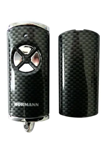 Leer Gehäuse Hörmann Handsender HSE4BS HSE4 BS Carbon Optik HSE 4 4510788