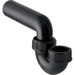 Geberit Geruchsverschluss für Spültische - Sanitärinstallation mit Klemmverschraubung, waagrechtem Auslauf und hoher Durchflusskapazität von 0,84 l/s für optimale Abflussleistung.