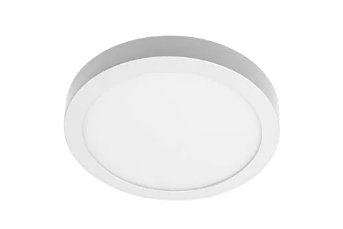 GTV lighting LED-Leuchte ORIS PLUS 24W, Downlight, 1520lm, weiß - Elegante LED-Deckenleuchte mit 24W und 1520lm für vielseitige Anwendungen. Ideal für Flure und Warteräume. Robustes Design mit IK09 für erhöhte Widerstandsfähigkeit gegen Vandalismus.