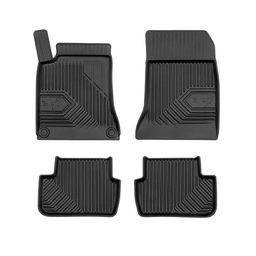 Gummimatten Set für Mercedes-Benz B-Klasse W246 (2011-2018) - Schwarz, 4-teilig - Praktisches 4-teiliges Fußmatten-Set aus langlebigem TPE-Material, wasserfest und rutschfest. Ideal für optimalen Fahrzeugschutz und einfache Installation in Ihrer B-Klasse.
