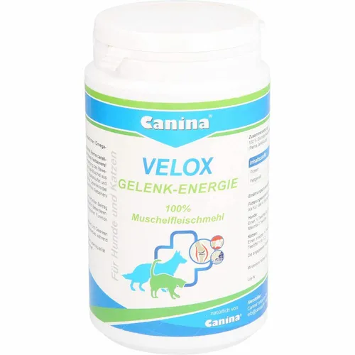 Canina Velox Gelenkenergie - 0,15 kg Grünlipp-Muschelfleischmehl für optimale Gelenkgesundheit und Beweglichkeit bei Hunden und Katzen