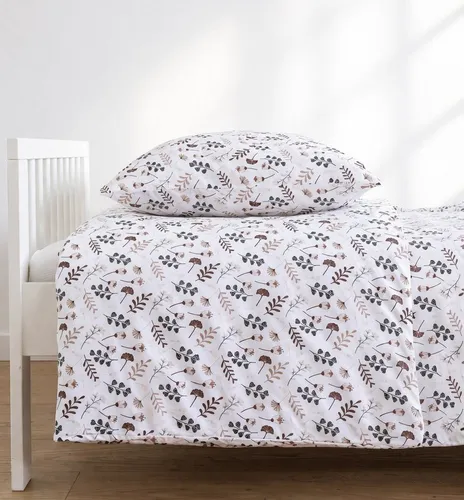 Loolay Bettwäsche Blumen BRAUN Bunt – Vielseitige Bettwäsche für Kinder und Erwachsene - Vielseitige Bettwäsche in beliebten Größen für Kinder, Jugendliche und Erwachsene. Ideal für jeden Schlafbereich, sorgt für ein farbenfrohes Ambiente im Schlafzimmer.