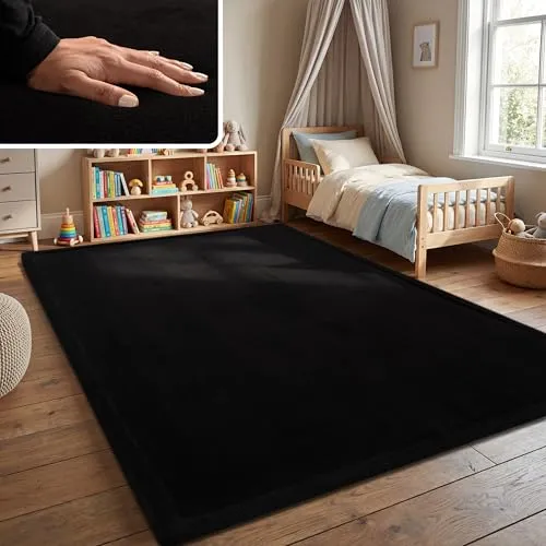 Paco Home Kinderteppich 160x220 cm - Teppich für Baby- & Kleinkinderzimmer, weich und rutschfest, ideal zum Spielen und Krabbeln, schadstoffgeprüft nach STANDARD 100 by OEKO-TEX.