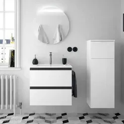 Salgar SPIRIT 600 Wandhängender Schrank mit 2 Metallauszügen - Weiß glänzend - Eleganter wandhängender Schrank SPIRIT 600 in Weiß glänzend, ideal für Ihr Badezimmer. Mit zwei praktischen Metallauszügen und modularer Gestaltung für individuellen Stauraum.