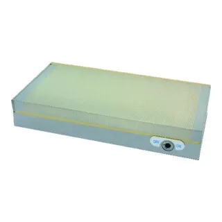 Flaig Magnetspannplatte permanent PMNM 2515 - Hochwertige Magnetspannplatte für präzises Halten von Werkstücken, ideal für die Metallbearbeitung.