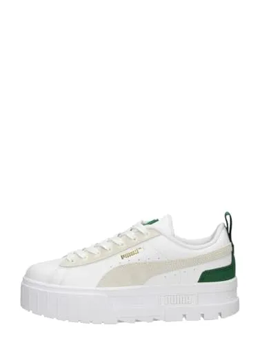 PUMA Mayze Gentle WNS Damen Sneaker White-Vine 40,5 - Stylische PUMA Mayze Gentle WNS Damen Sneaker in Weiß-Vinrot, ideal für den Alltag. Hoher Tragekomfort und modernes Design vereinen sich in diesem Schuh.