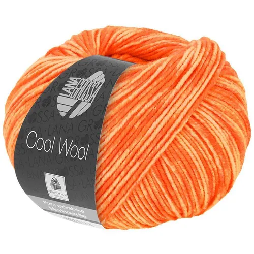 Wolle Kreativ! Lana Grossa - Cool Wool Neon - Fb.6526 neonorange zartorange 50 g