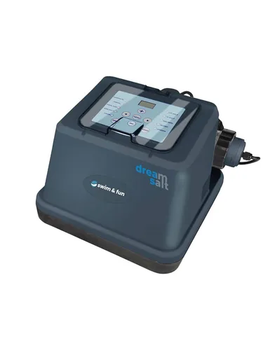 Swim & Fun Salt Chlorinator 5gr - Innovativer Salzwasser-Chlorinator für mühelose Poolpflege. Sorgt für sauberes und sicheres Wasser, ideal für entspannte Badeerlebnisse.