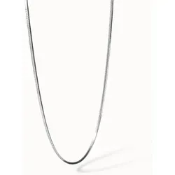 Purelei® Flare Kette – Viereckige Snake-Chain für Layering und Charms - Ketten für Damen – Moderne Snake-Chain mit verstellbarer Länge, ideal für Layering-Styles und personalisierbare Charms.