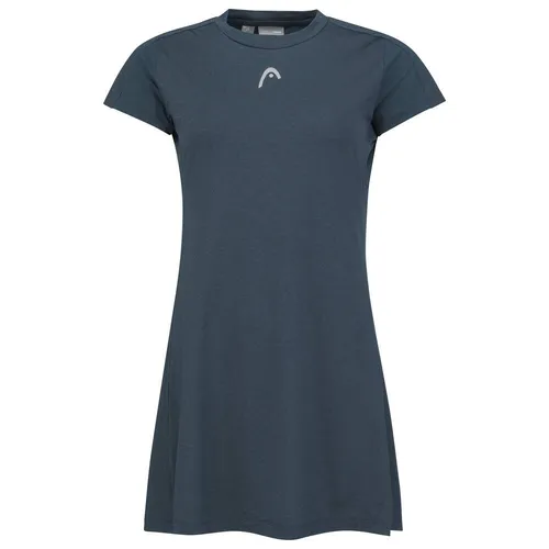 Head Padel-Tenniskleid Tech Dress navyblau Damen, Größe XS - Das Head Padel-Tenniskleid vereint sportlichen Stil mit Komfort. Die elastische Materialmischung und Mesh-Einsätze sorgen für Bewegungsfreiheit und Atmungsaktivität, ideal für dein Spiel. Schnell trocknend und praktisch für den Einsatz auf dem Platz.