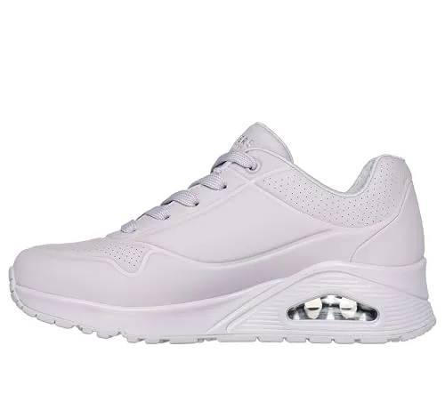 Skechers Damen Uno Stand On Air Sneakers, Lavendel, 39 EU - Damen-Sneaker mit innovativer Luftpolster-Technologie für ultimativen Komfort und stilvolles Design.