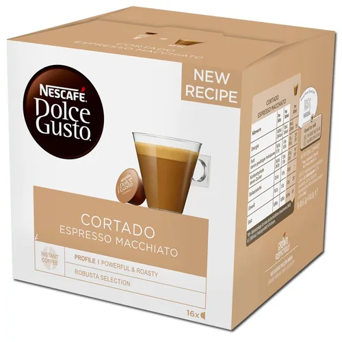  Dolce Gusto Cortado Espresso Macchiato, 16 Kapseln 63,10€/1kg