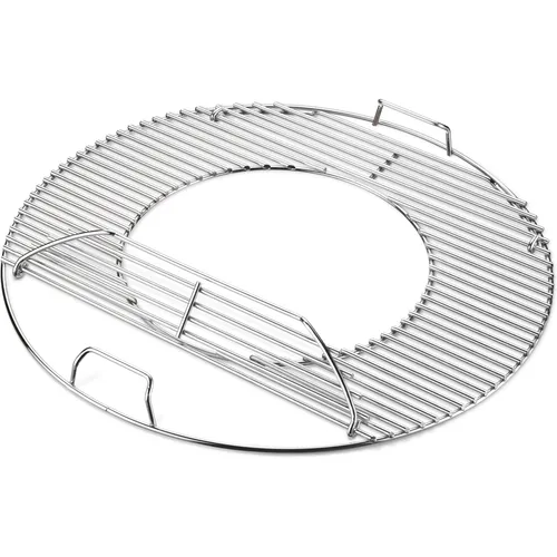 Weber Grillrost Gourmet BBQ System für Holzkohlegrills - WEBER ZUBEHÖR - Flexibler Grillrost mit Einsatz für alle Holzkohlegrills ab 57 cm, ideal für vielfältige Grillmöglichkeiten und perfekte Zubereitung.