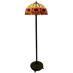 abc HOME Tischleuchte, Deckenleuchte, Stehleuchte, Farbenfroh, Tiffanystil Stehleuchte