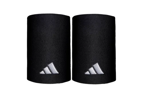 ADIDAS Tennis-Schweißbänder L - Große, weiche und dehnbare Schweißbänder von ADIDAS für optimalen Tragekomfort beim Spiel. Hergestellt aus feuchtigkeitsabsorbierendem Material, unterstützen sie dich perfekt während des Spiels und tragen zur Reduzierung von Plastikmüll bei.