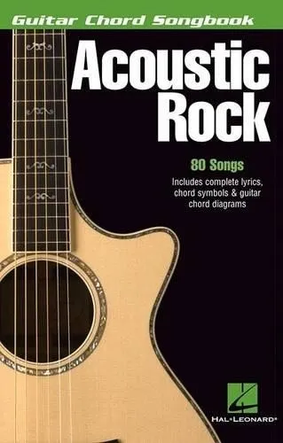 Guitar Chord Songbook: 80 Akustik-Favoriten für Gitarre - Gesangsnoten mit 246 Seiten und beliebten Songs wie "Wonderwall" und "Yesterday" – ideal für Gitarre-Spieler aller Levels.