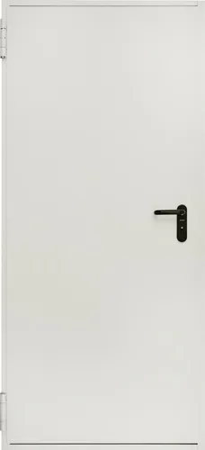 Hörmann Feuerschutz-Tür T 30-H8-5, 100 cm x 200 cm x 4,5 cm Grauweiß - Stahltüren mit 30 Minuten Feuerhemmung, ideal für Sicherheit und Energieeffizienz im Wohn- und Gewerbebereich.