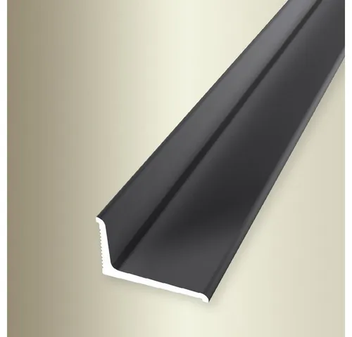 PROVISTON Abschlussprofil Aluminium 18 x 2700 mm - Grau Anthrazit Matt - Abschlussprofil für Bodenbeläge, schützt vor Stößen und Abnutzung und sorgt für einen sauberen, optisch ansprechenden Abschluss.