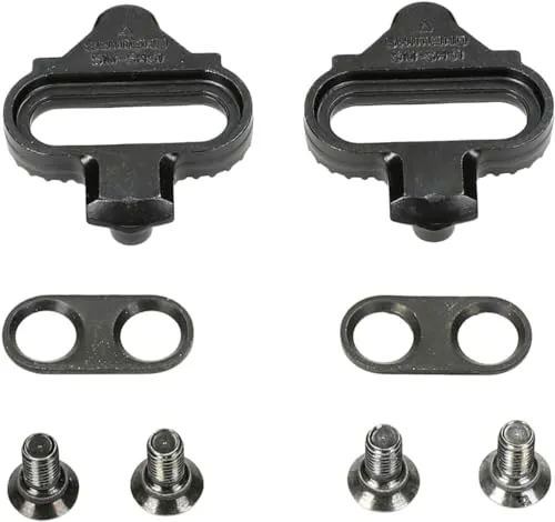 SHIMANO Pedal Shimano SM-SH51 MTB SPD ohne Schrauben für die Klemme - Freigabe mit nur Einer Richtung - Schwarz Fahrradfahren Unisex, Farbe, Größe