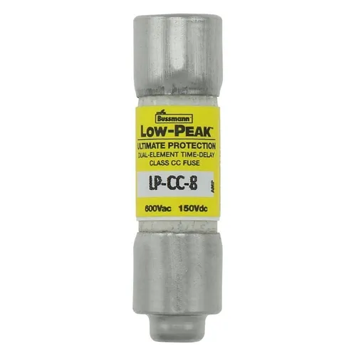 Eaton Sicherungseinsatz LP-CC-8 HRC-Sicherungen 10 Stück - Hochwertiger Sicherungseinsatz von Eaton, 8 A, AC 600 V, ideal für den sicheren Einsatz in elektrischen Anlagen, zuverlässige Absicherung garantiert.
