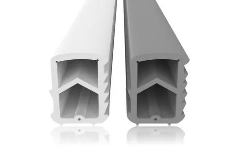 Dikara Dichtungsband Stahlzargendichtung 16mm x 12mm - Dichtungen für Türen und Fenster, made in Germany, mit Antidehnungsfaden für optimale Langlebigkeit und Energieeffizienz.