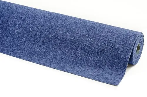 Rasenteppich Field Blau 200 x 300 cm – Pflegeleichter Kunstrasen für Balkon & Terrasse - Ideal für Außenbereiche: Der flache Rasenteppich mit Drainage-Noppen sorgt für effektive Wasserableitung und einfache Reinigung. Zuschneidbar für individuelle Anpassungen.
