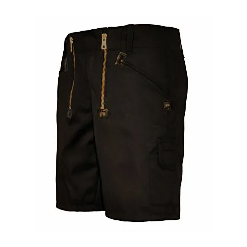 EIKO ISAR Zunftshort Serie ZUNFT Classic Mischköper Schwarz 44 - Arbeitsshorts aus hochwertigem Mischköper: Strapazierfähig, modern geschnitten und ideal für Freizeit sowie handwerkliche Tätigkeiten.