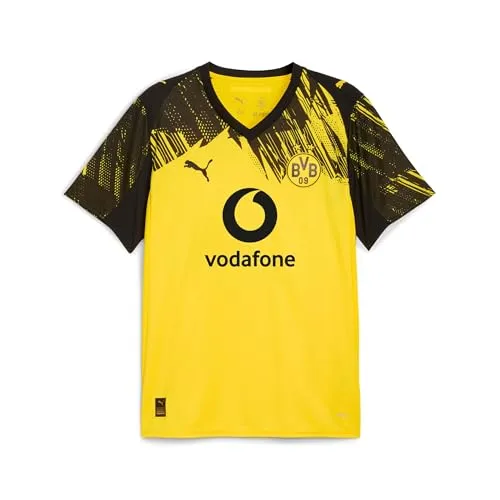 Puma Herren Borussia Dortmund Home Jersey Replica, Faster Yellow/Puma B, S